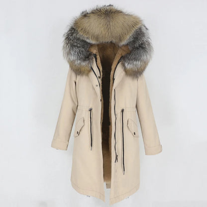 X-long Fur Trim Parka