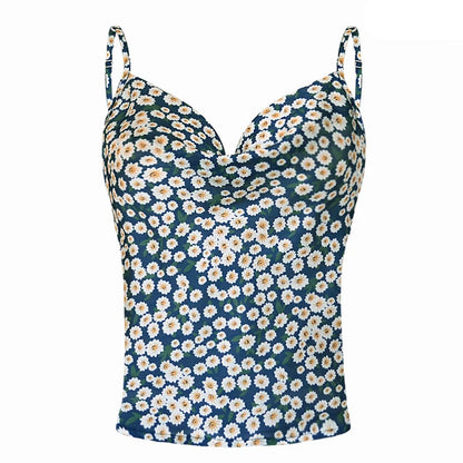 Leopard Printing Satin Cami