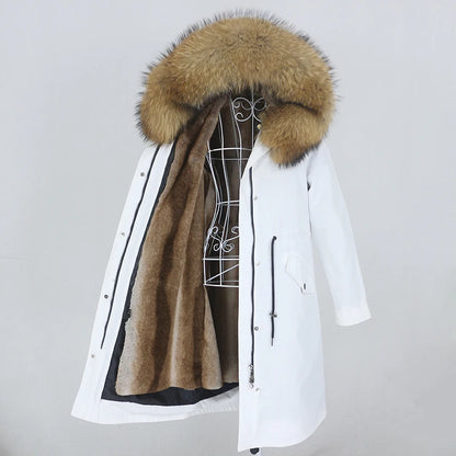 X-long Fur Trim Parka