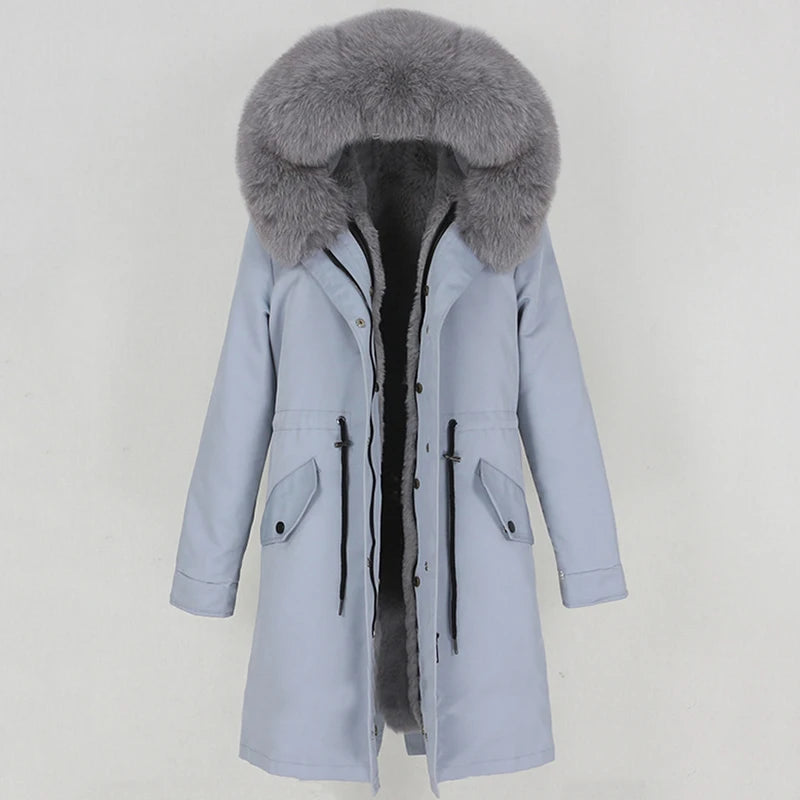 X-long Fur Trim Parka