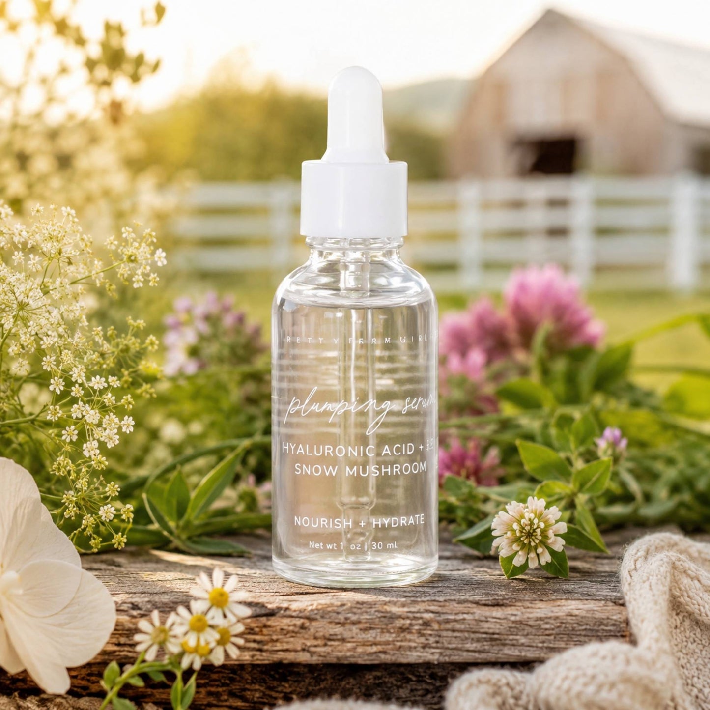 Sérum Rellenador Hialurónico con Vitamina B5 + Hongo de Nieve