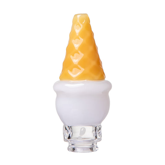 Tapa pivotante para helados