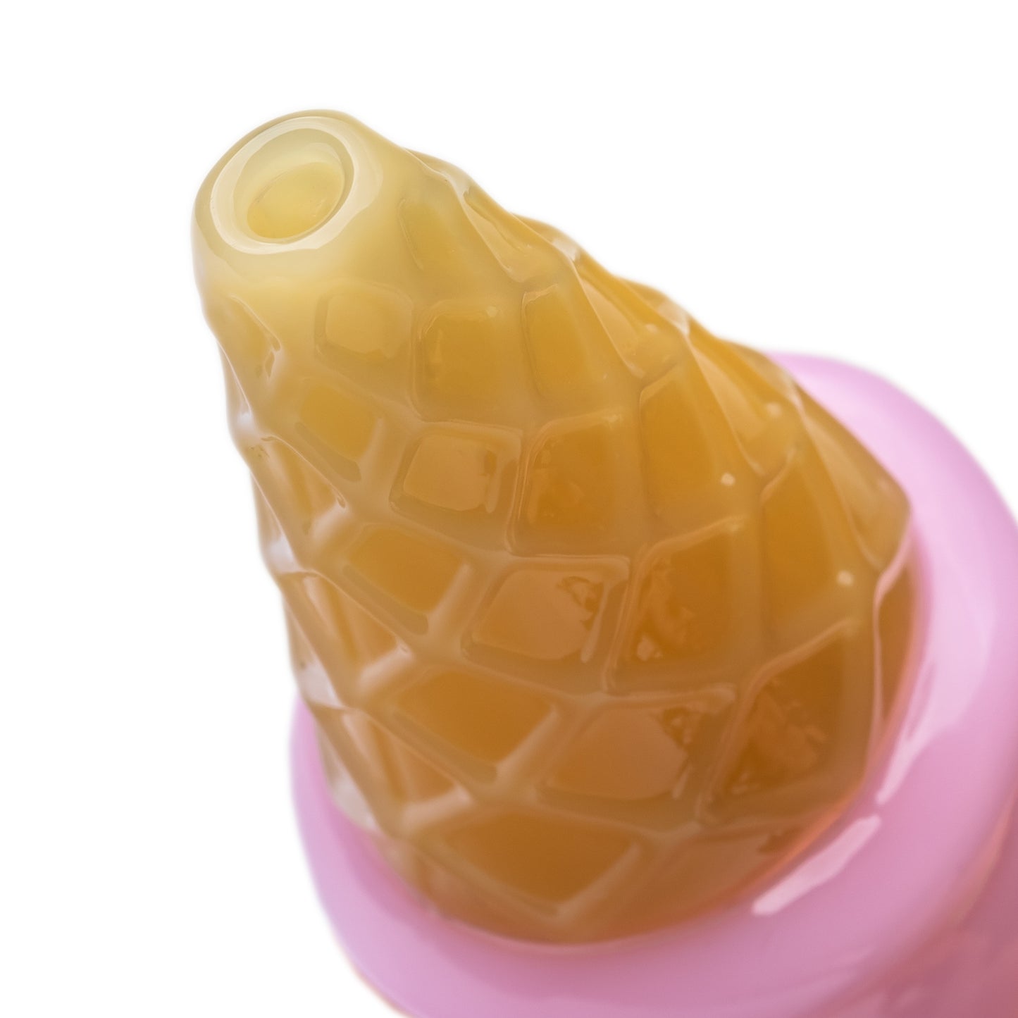 Tapa pivotante para helados