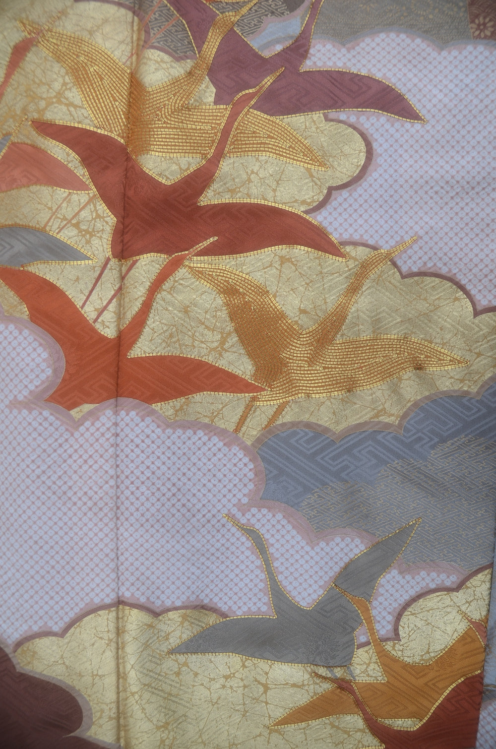 Kimono de manga larga juego de 6 piezas / Furisode / FK#2-328