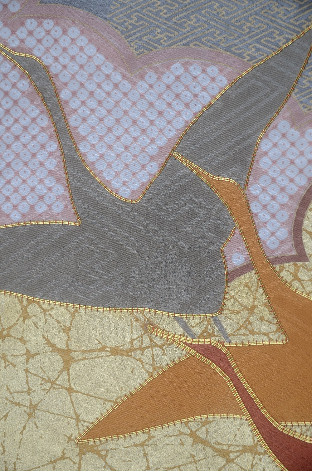 Kimono de manga larga juego de 6 piezas / Furisode / FK#2-328