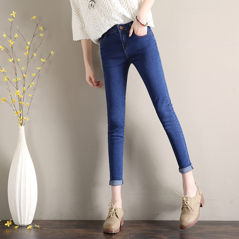 Pantalones elásticos ajustados