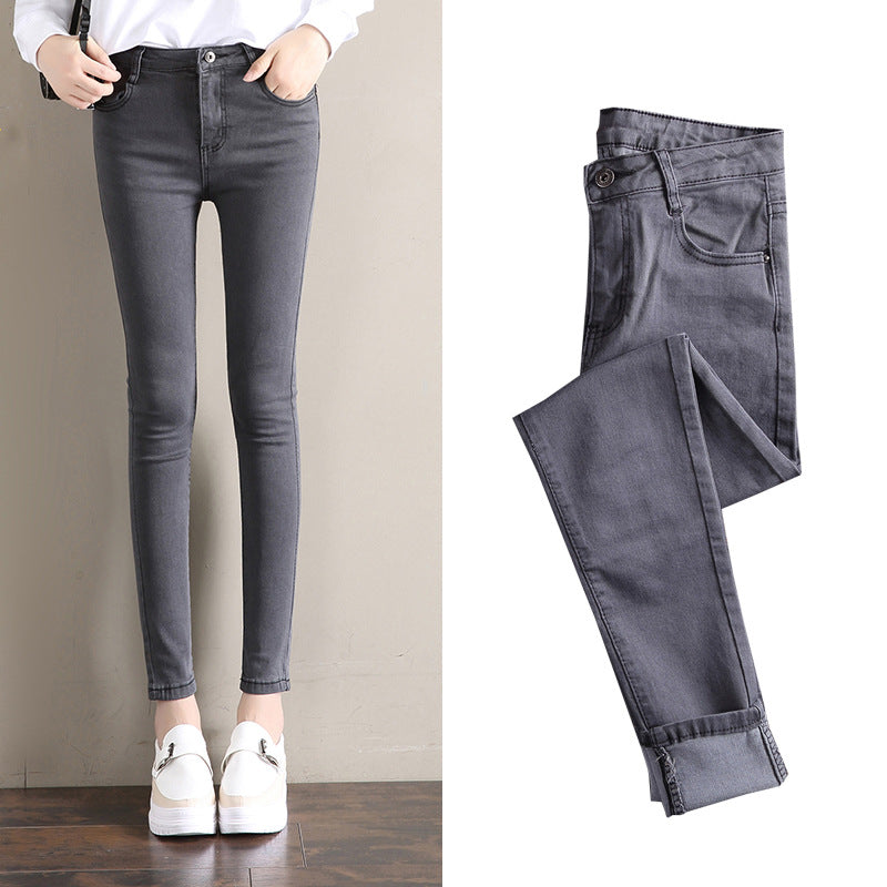 Pantalones elásticos ajustados