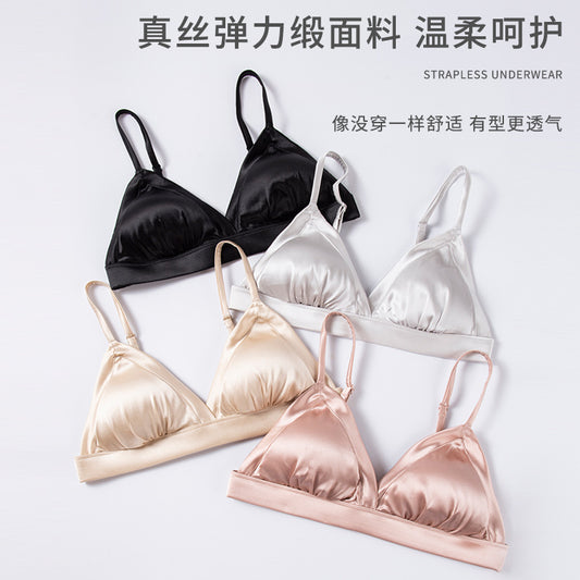 Mulberry Silk Bra