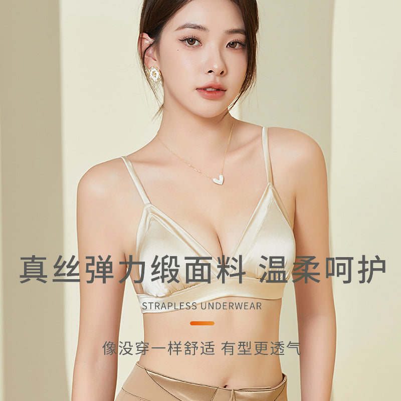 Mulberry Silk Bra