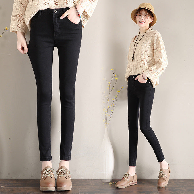 Pantalones elásticos ajustados