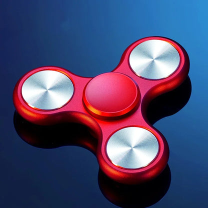 Aluminum Alloy Three-Leaf Fidget Spinner