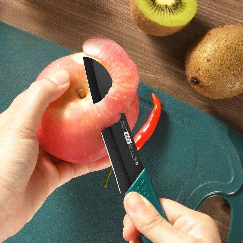 Stainless steel sharp fruit knife chopping board set