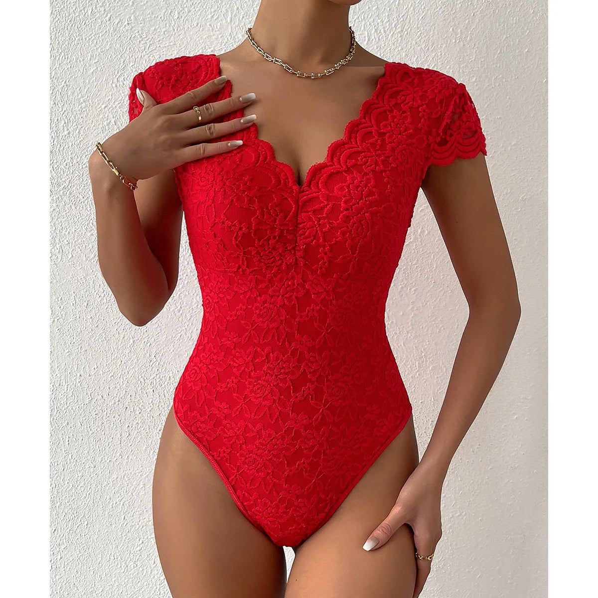 Body de manga corta