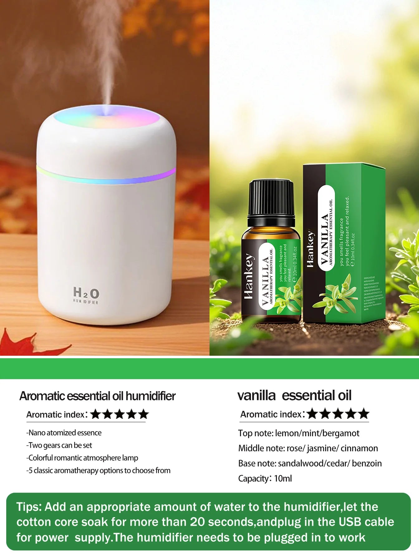 Difusor de aromaterapia de 300 ml