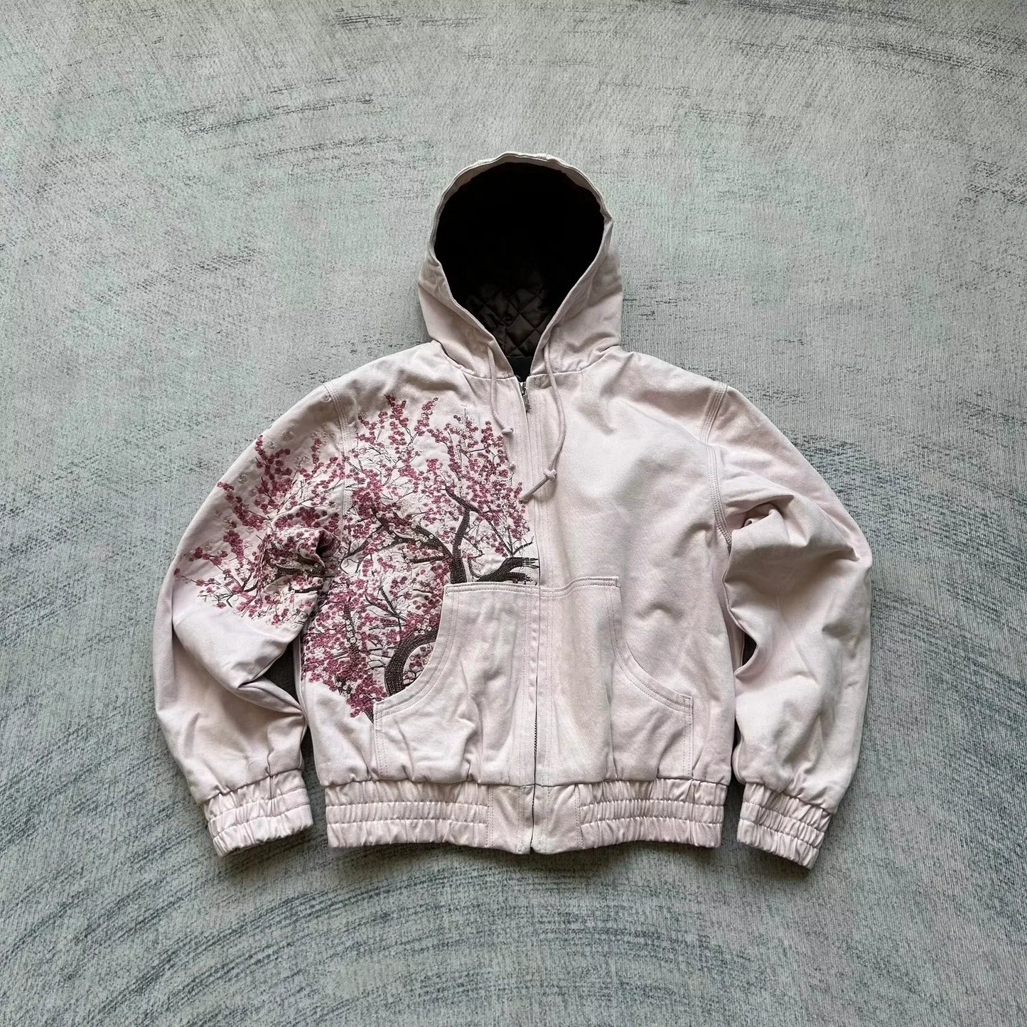 Fur Collar Zipper Hoodie