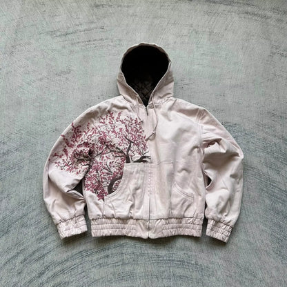 Fur Collar Zipper Hoodie
