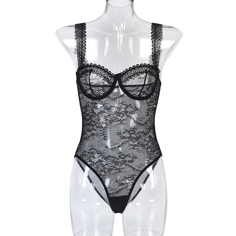 Sheer Lace Bodysuit