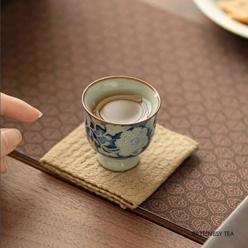 Chinese Vintage Ru Kiln Ceramic Tea Cup