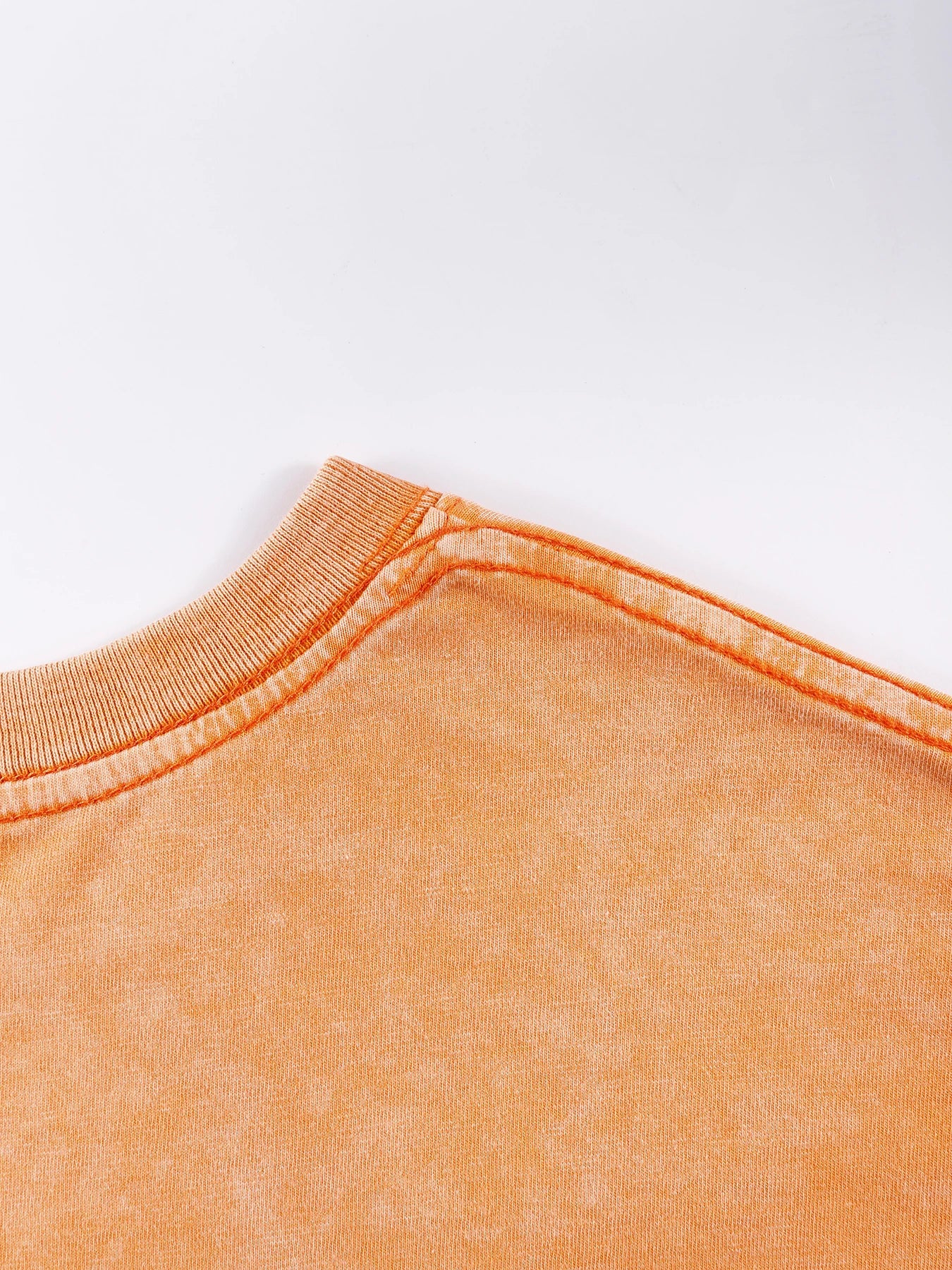 Camisetas lavadas de talla grande con estampado de limones frescos de primera calidad para mujer, camiseta holgada de manga corta cómoda Y2K de algodón que combina con todo