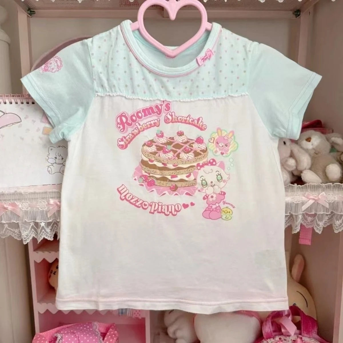 Sweet Kawaii Print Blouse