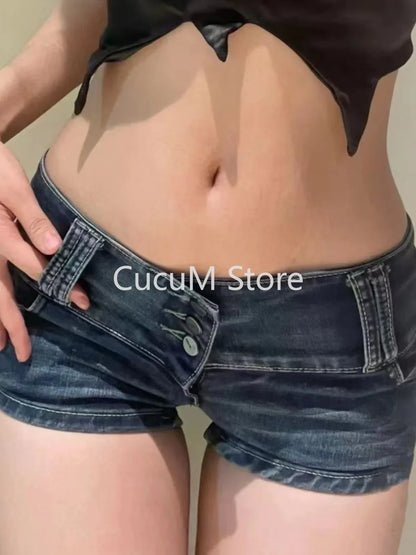 Low Rise Jean Shorts