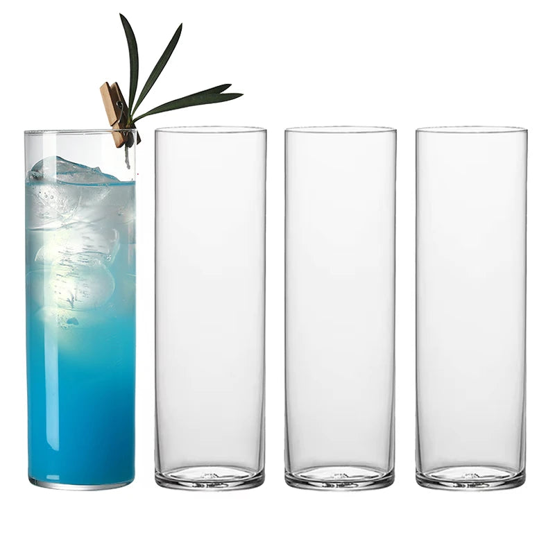 4PCS Ultra Light Crystal Highball Glasses