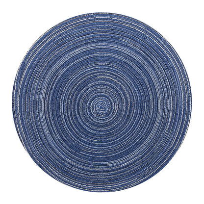 Braided Beige Round Place Mats