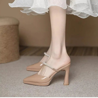 Pointed Toe Mules
