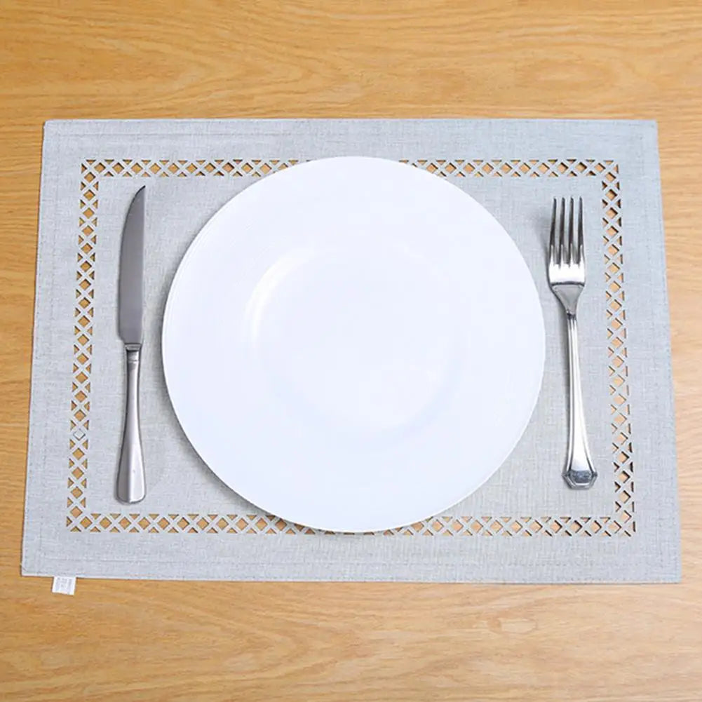 Geometric Hollow Out Square Coaster Pad