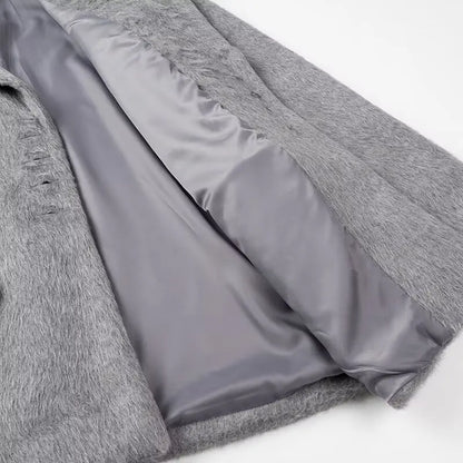 Turn Down Collar Coat