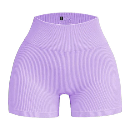 Ribbed Knitted Shorts
