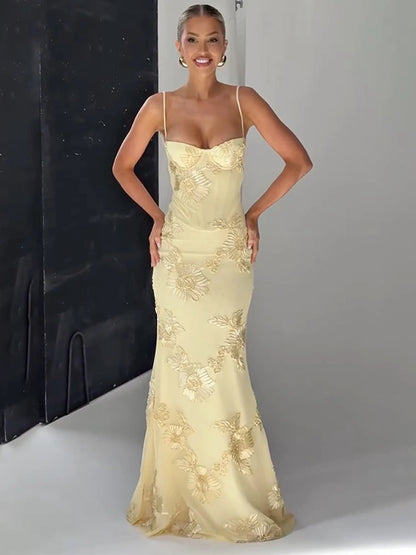 Print Backless Bandage Dress