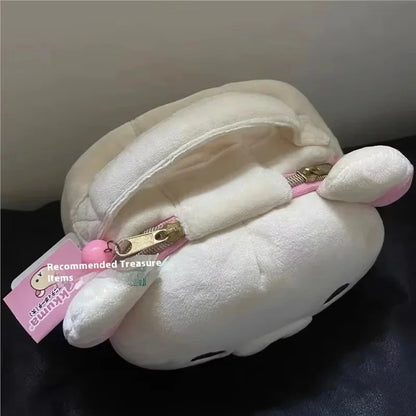 Cute Bear Girl Plush Makeup Storage Bag