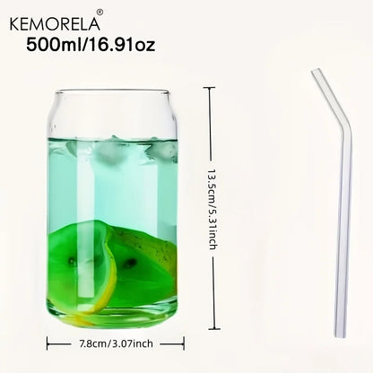 1/2PCS High Borosilicate Glass Tumbler