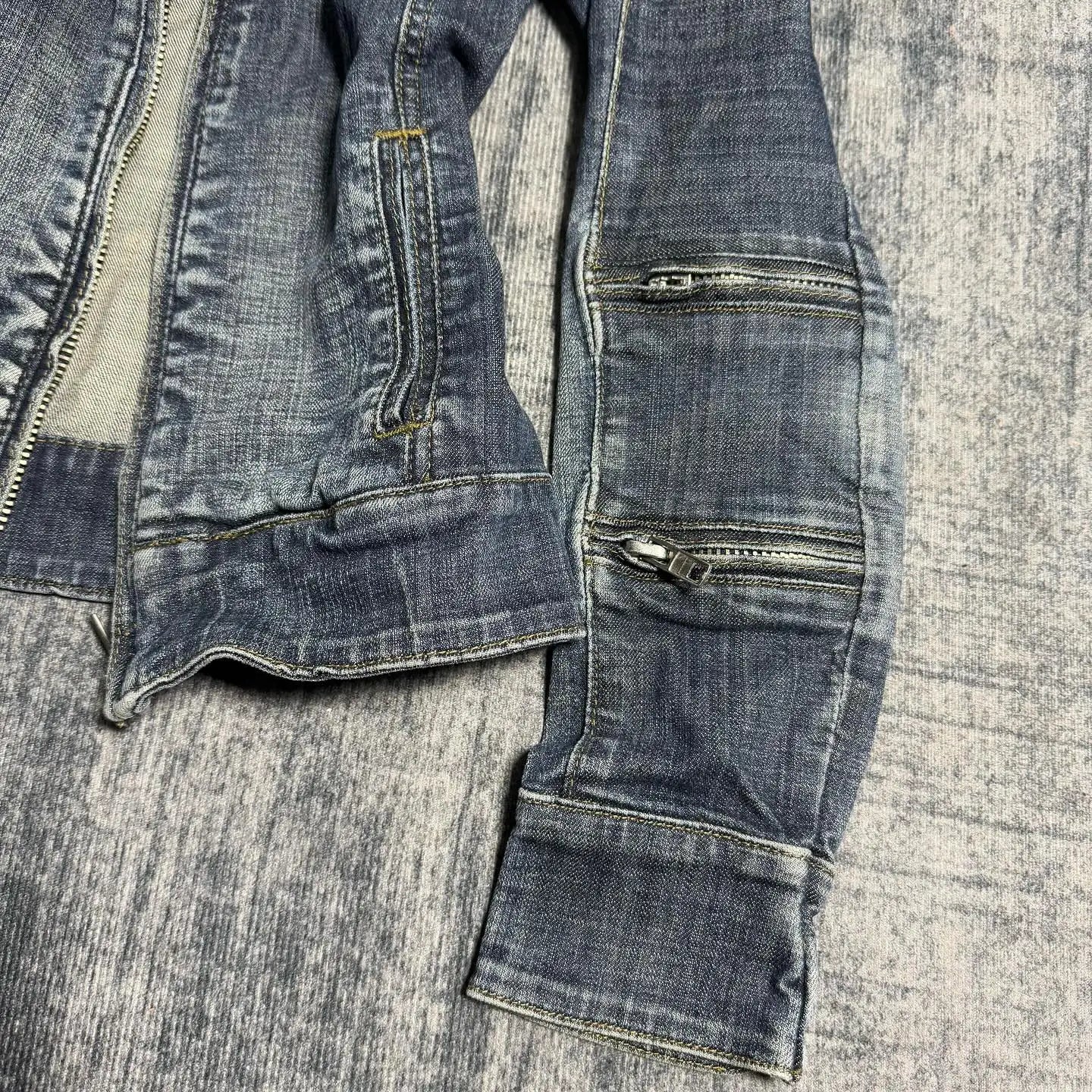 Washed Denim Coat