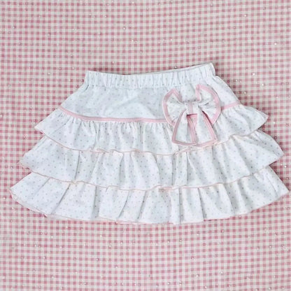 Bow Pleated Skirt