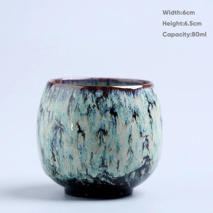 Kiln Change China Ceramic Tea Cup