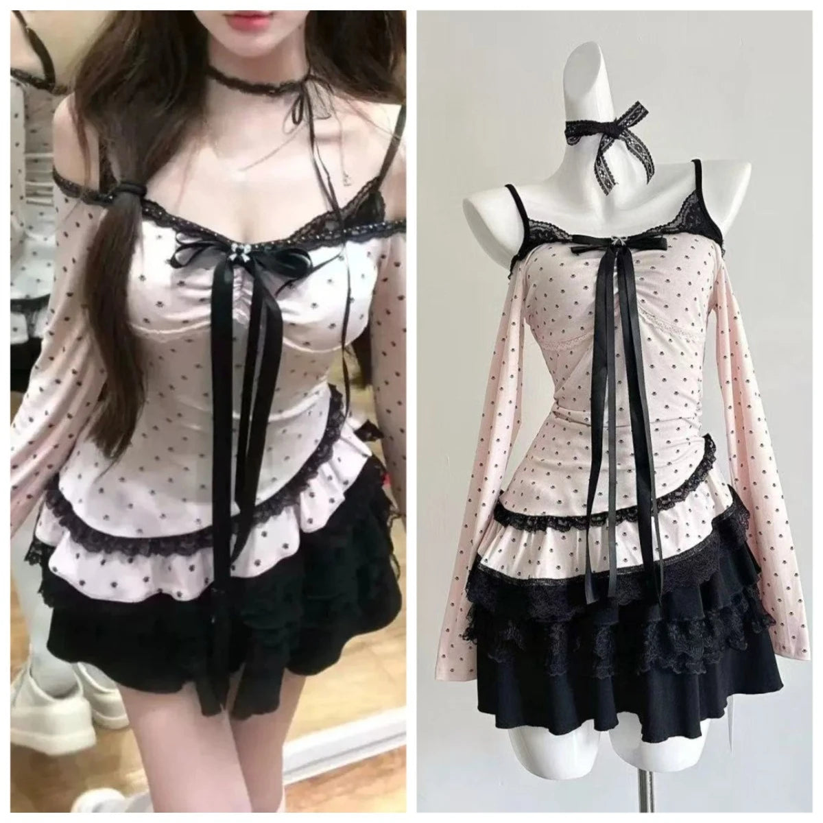 Conjunto de camiseta de dos piezas