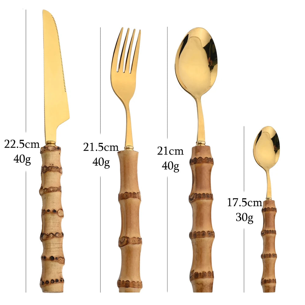 Gold Cutlery Set