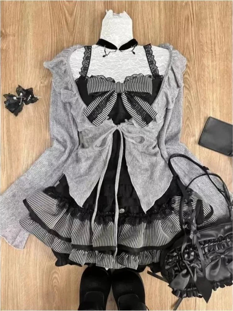Conjunto de falda de 3 piezas