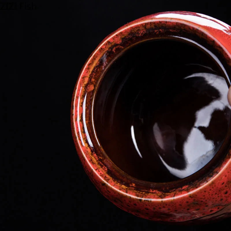 Painted Tea Canister
