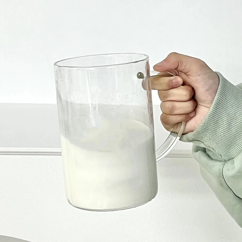 Straw Glass Cup