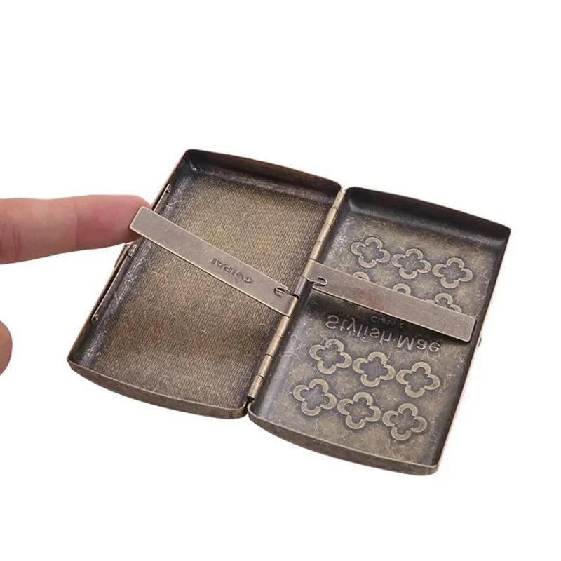 Cigarette Case Smoking with Two Clip