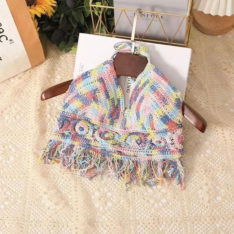 Top de tirantes finos HollowTassel