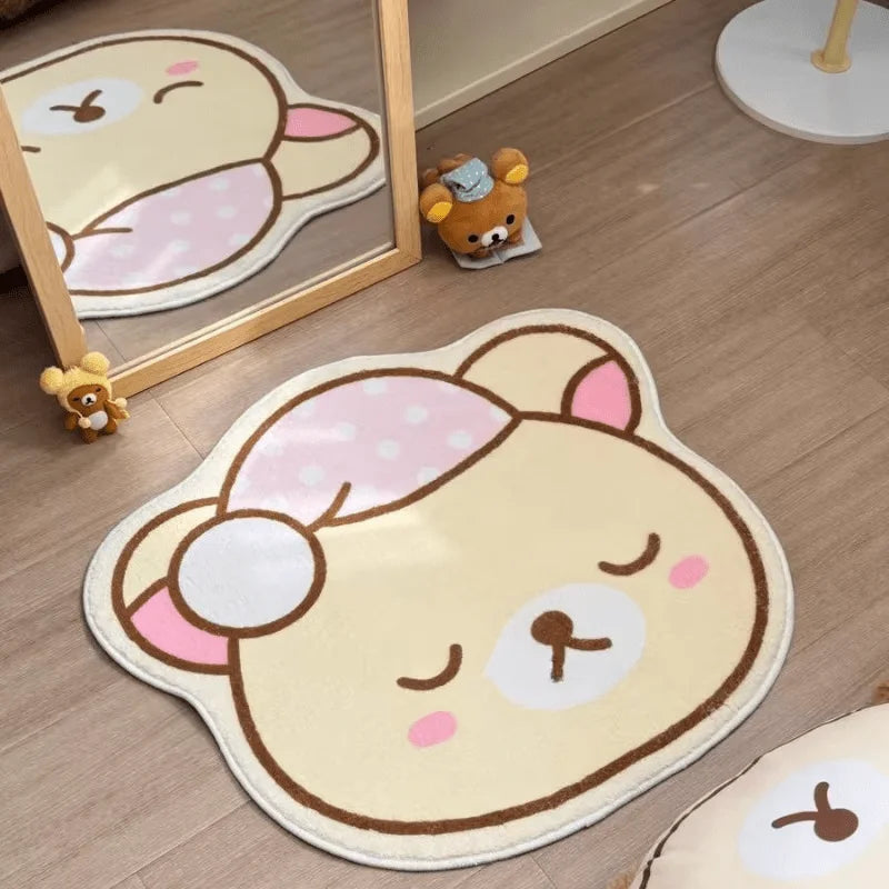 Alfombra de oso de dibujos animados