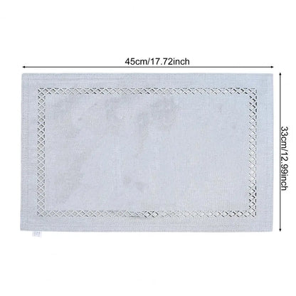 Geometric Hollow Out Square Coaster Pad