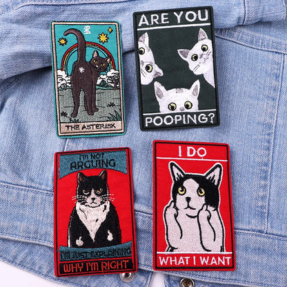 Cat Embroidery Patch