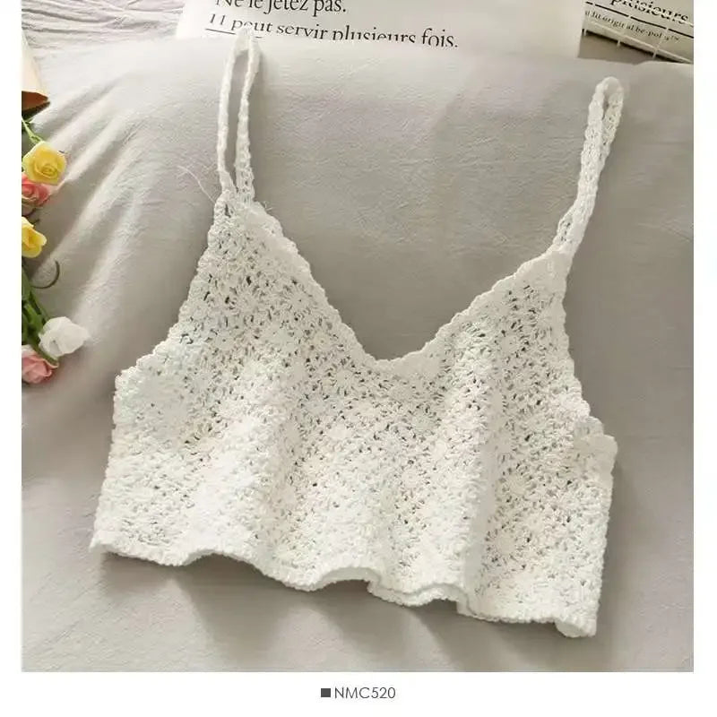 Top de tirantes finos HollowTassel