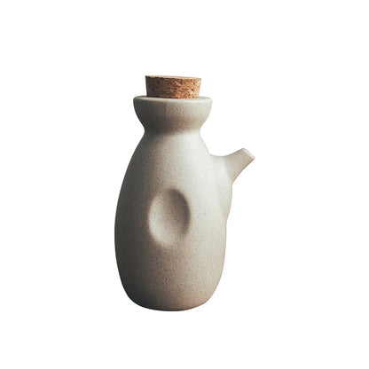 Japanese Style Crude Pottery Oil Vinegar Pot