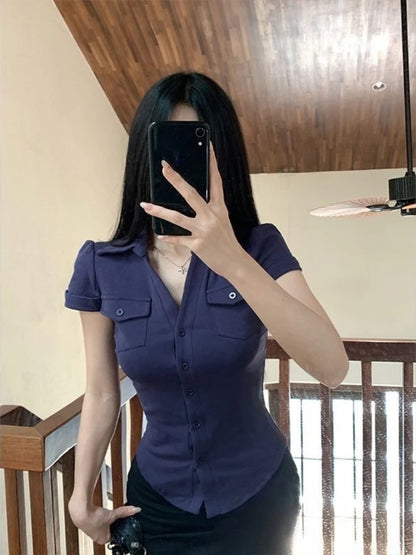 Short Sleeve Blouse